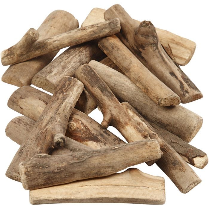 Misto legno, L: 6-14 cm, spess. 15 mm, 610 g/ 1 conf.