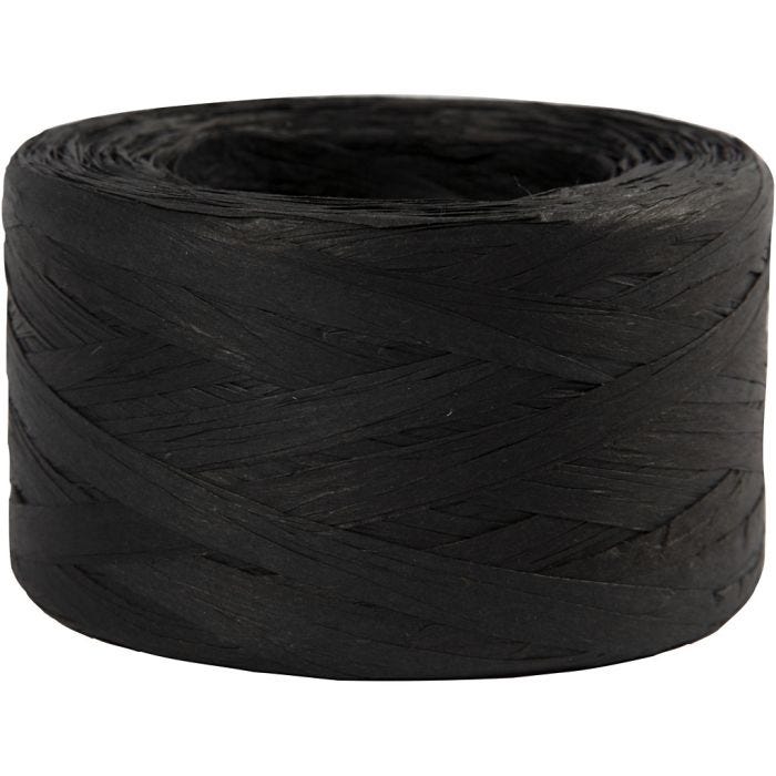 Filo di Radia di Carta, L: 7-8 mm, nero, 100 m/ 1 rot.