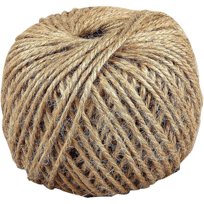 Spago naturale, spess. 3 mm, 100 m/ 1 rot.