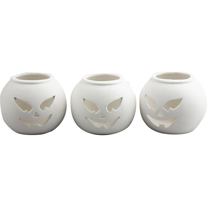 Tea light portalumino, misura 9x9x7,5 cm, bianco, 12 pz/ 1 conf.