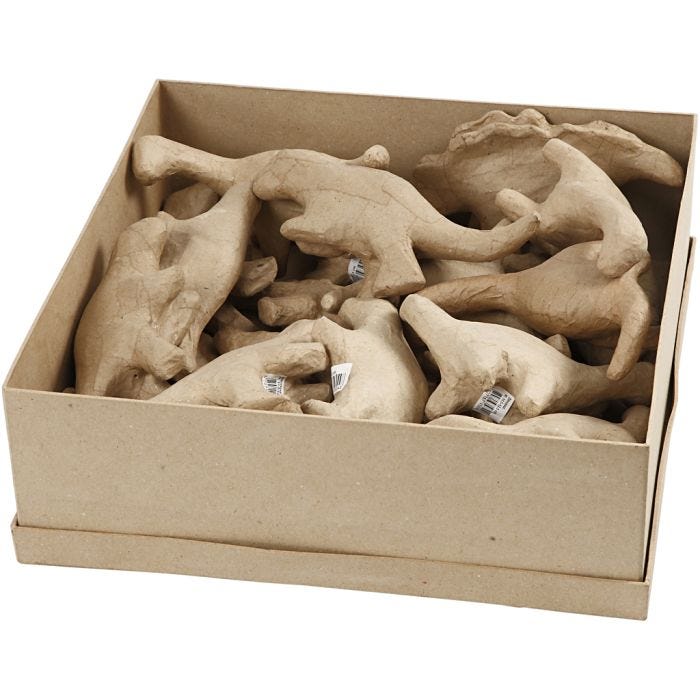 Dinosauro, H: 9-12,5 cm, L: 4,5+5,5 cm, 21 pz/ 1 conf.
