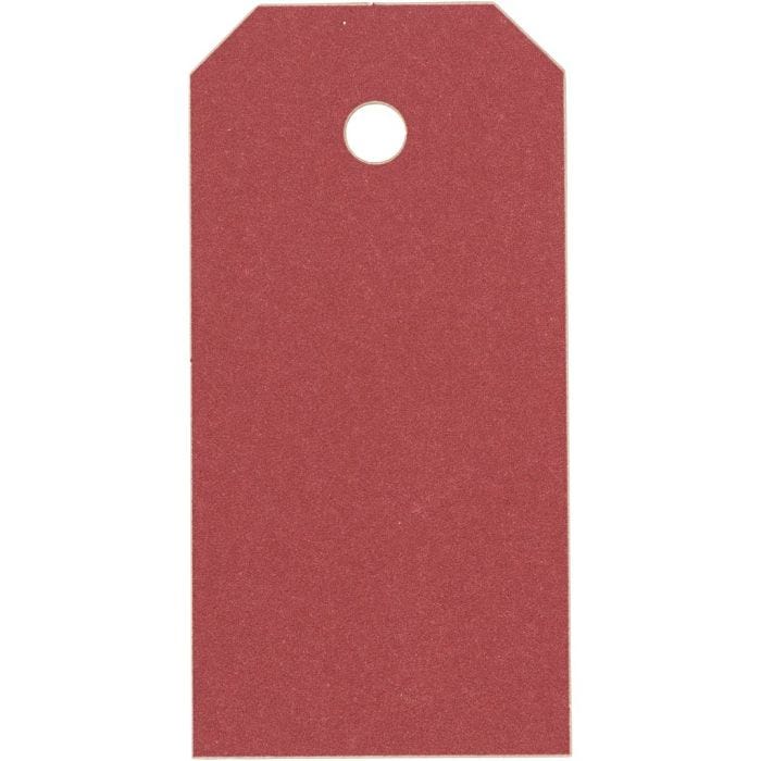 Cartellini Manila, misura 4x8 cm, 250 g, rosso, 20 pz/ 1 conf.