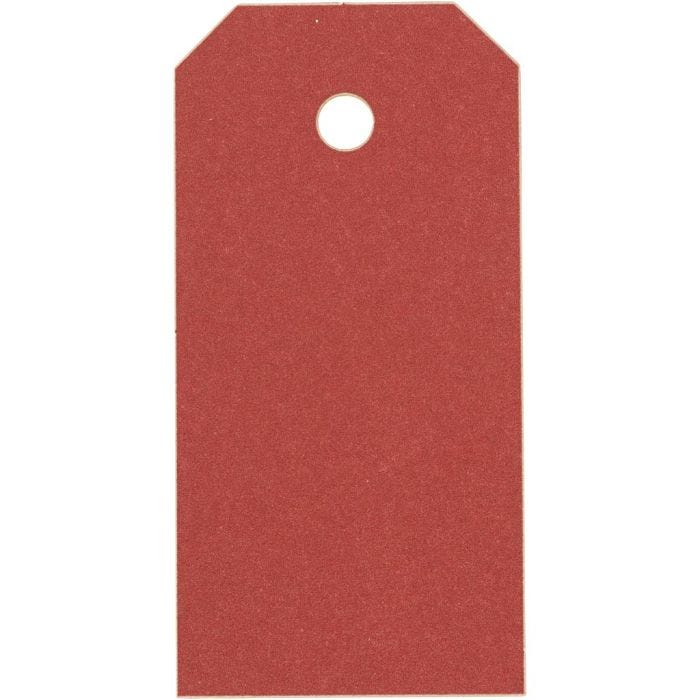 Cartellini Manila, misura 4x8 cm, 250 g, rosso, 1000 pz/ 1 conf.