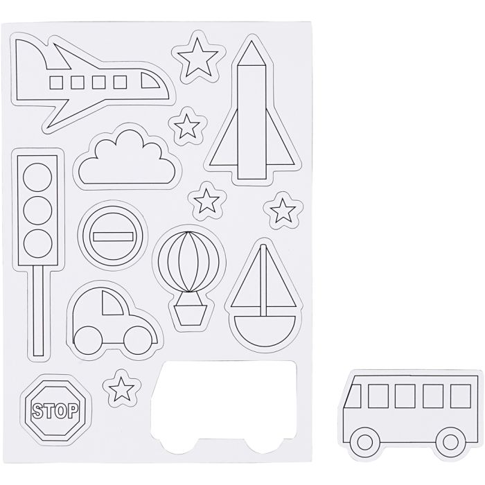 Magneti, Trasporti, misura 14,85x21 cm, 1 fgl.