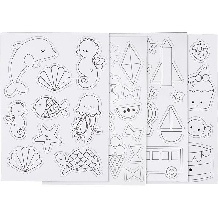 Magneti, foglio 14,85x21 cm, 8 fgl./ 1 conf.