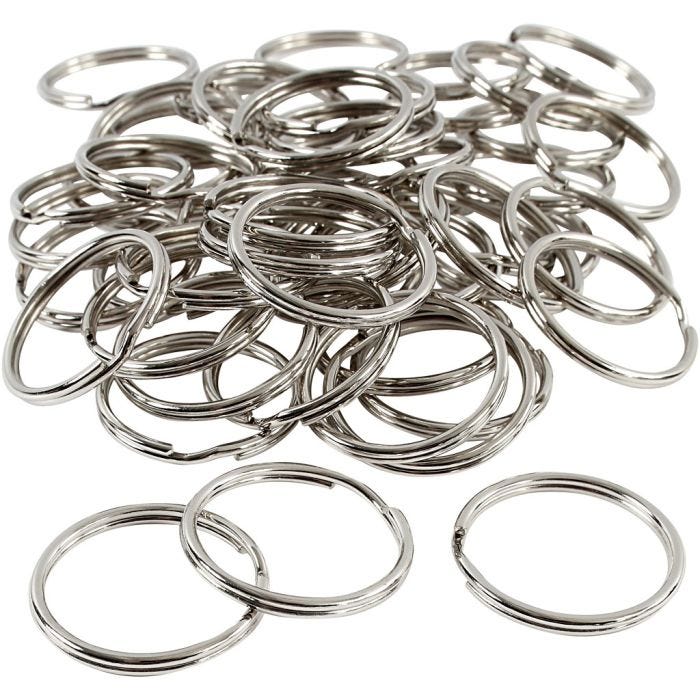 Portachiavi, diam 30 mm, 80 pz/ 1 conf.