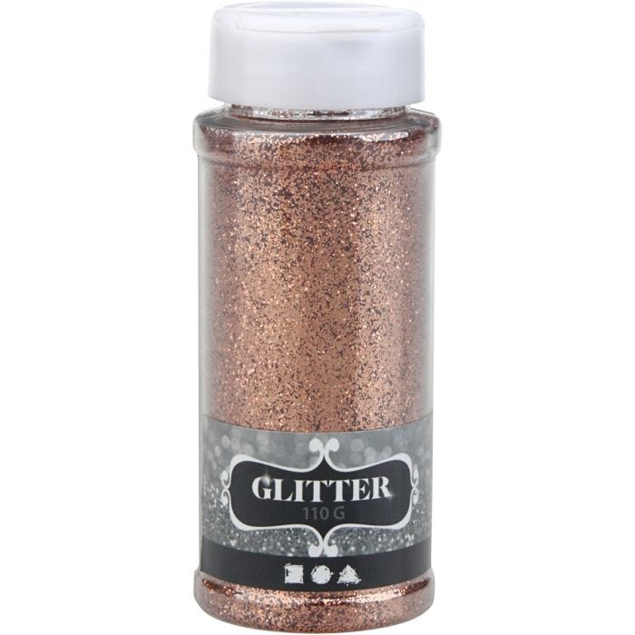 Glitter, rame, 110 g/ 1 vasch.
