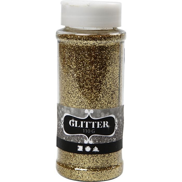 Glitter, oro, 110 g/ 1 vasch.