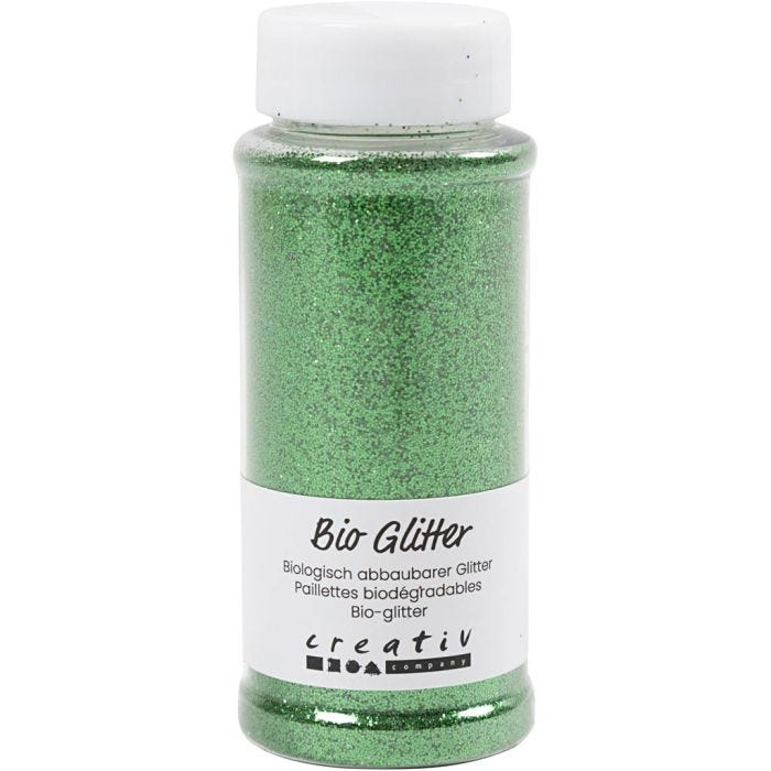 Brillantini bio, verde, 140 ml/ 1 vasch.