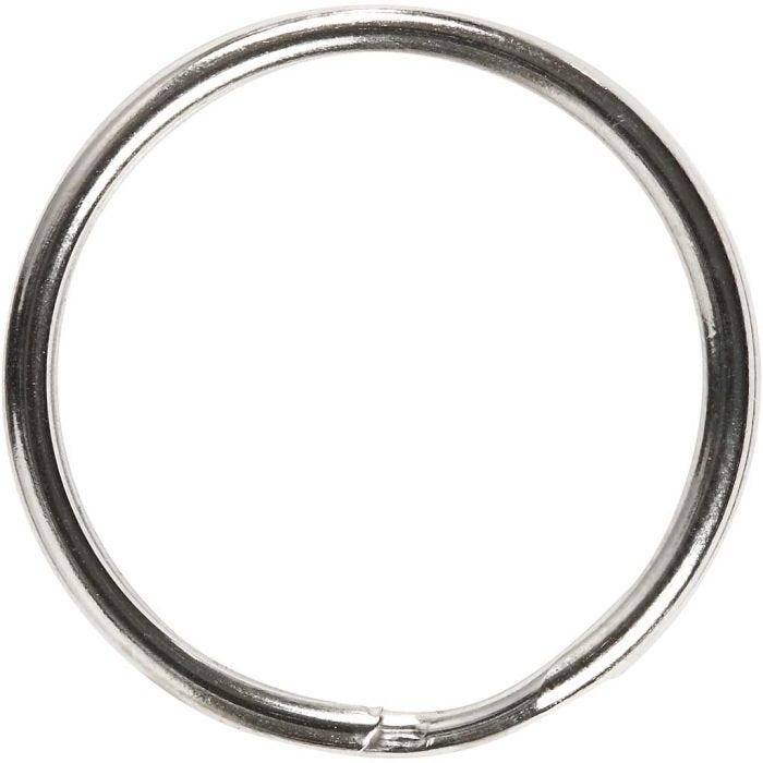 Portachiavi, diam 25 mm, 8 pz/ 1 conf.
