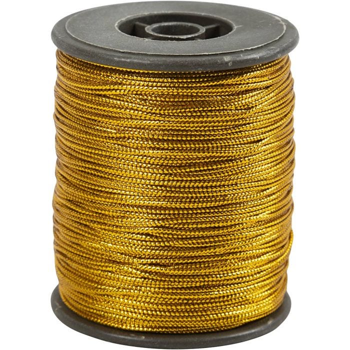 Filo, spess. 0,5 mm, oro, 100 m/ 1 rot.