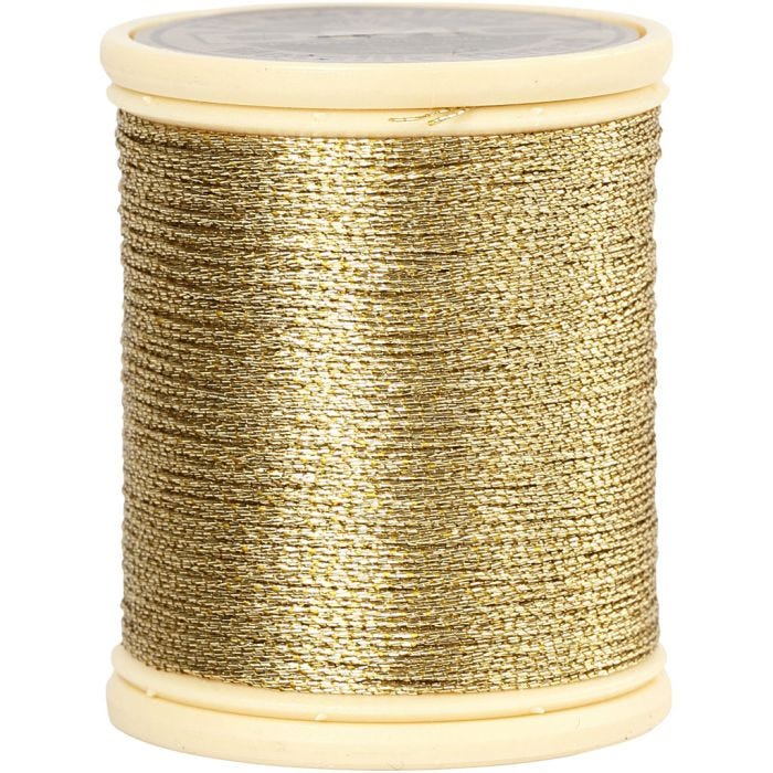 Filo metallico DMC, spess. 0,36 mm, oro, 40 m/ 1 rot.