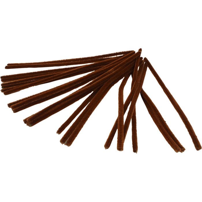 Ciniglia, L: 30 cm, spess. 9 mm, marrone, 25 pz/ 1 conf.