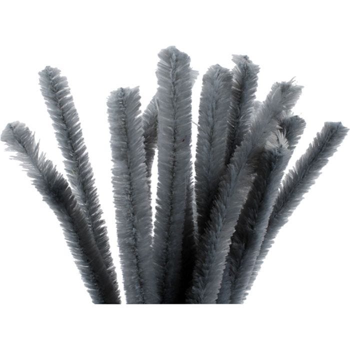 Ciniglia, L: 30 cm, spess. 15 mm, grigio, 15 pz/ 1 conf.