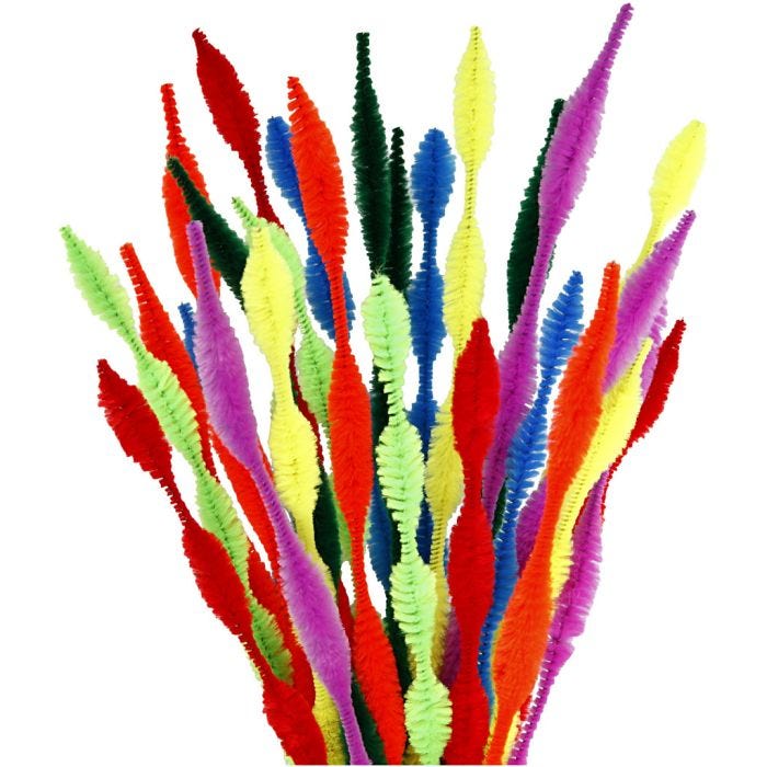 Ciniglia, A onda, L: 30 cm, spess. 5-12 mm, colori asst., 28 asst./ 1 conf.