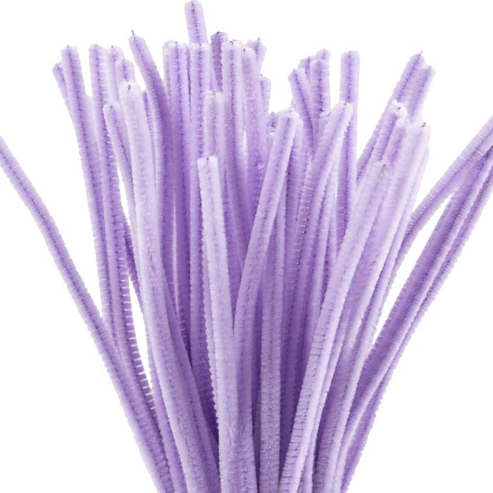Ciniglia, L: 30 cm, spess. 6 mm, viola, 50 pz/ 1 conf.