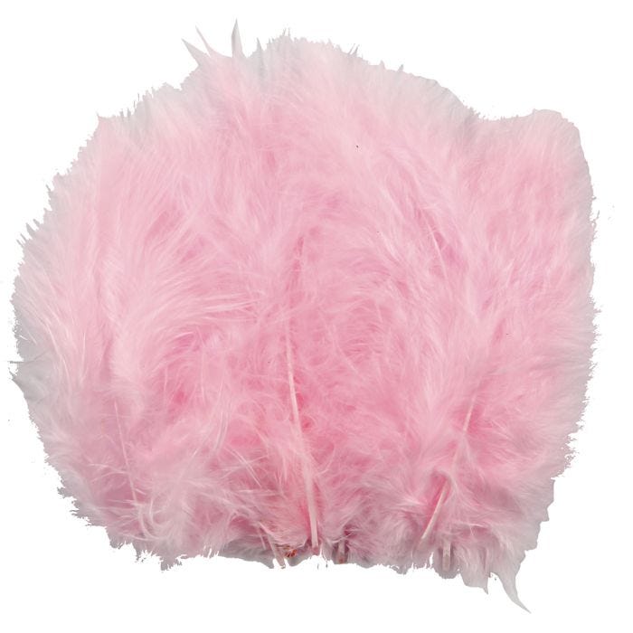 Piume, misura 5-12 cm, rosso chiaro, 15 pz/ 1 conf.
