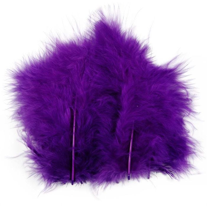 Piume, misura 5-12 cm, viola, 15 pz/ 1 conf.