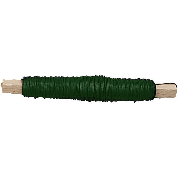 Filo per fiori, spess. 0,5 mm, verde, 10x100 g, 10x50 m/ 1 conf.