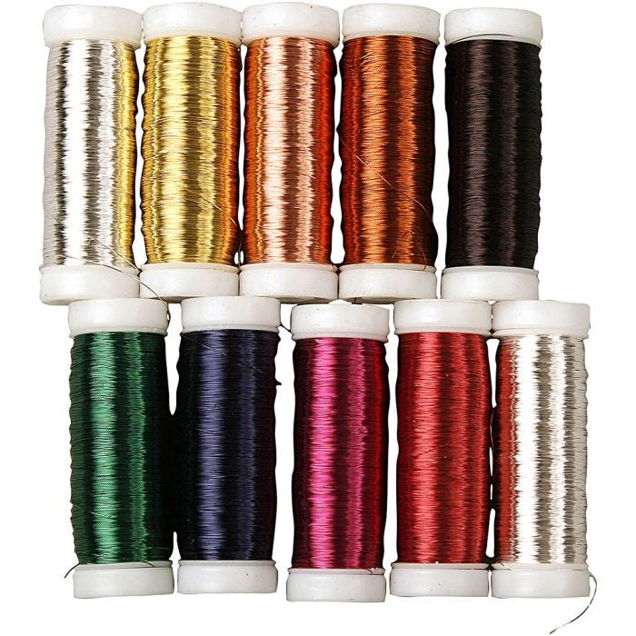 Filo da fiorista, spess. 0,18 mm, 10x50 g/ 1 conf.