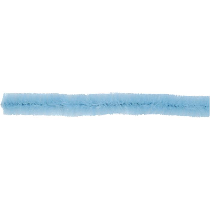 Ciniglia, L: 30 cm, spess. 15 mm, blu, 15 pz/ 1 conf.