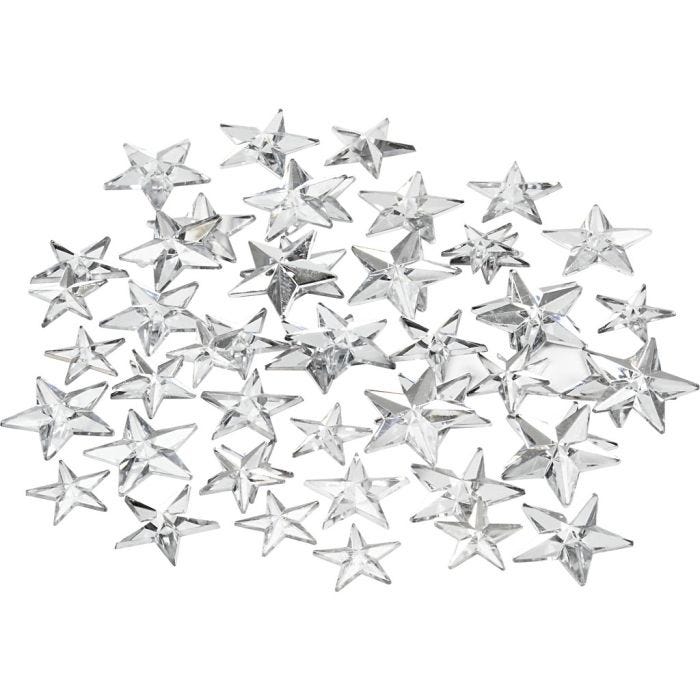 Strass, misura 11+12+16 mm, argento, 360 pz/ 1 conf.