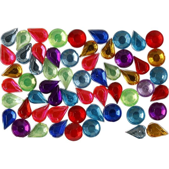 Strass, misura 5 mm, 15 g/ 1 conf.