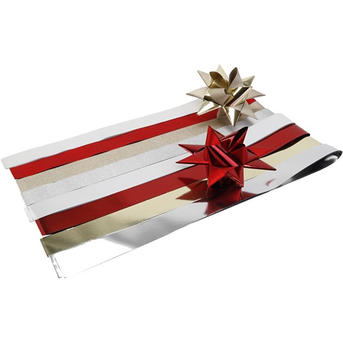 L: 50 mm, oro, rosso, argento, bianco, 48 pz/ 1 conf.