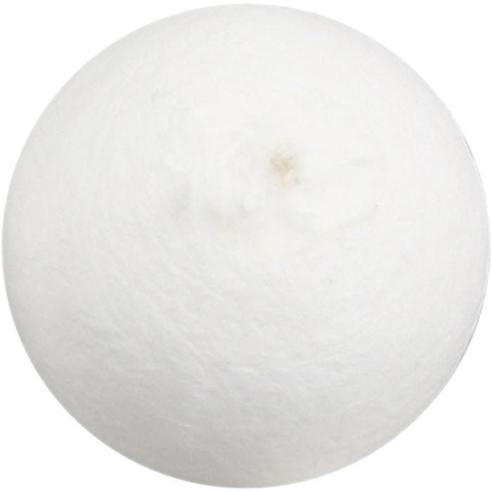 Pallina, diam 40 mm, bianco, 100 pz/ 1 conf.