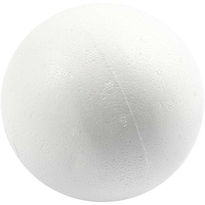 Sfere di polistirolo, diam 12 cm, bianco, 25 pz/ 1 sacco