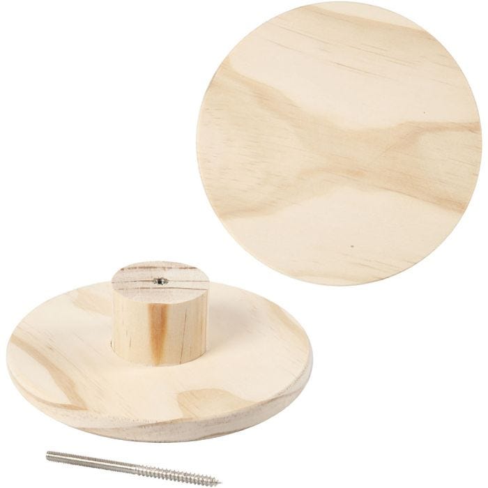 Attaccapanni, rotondo, 4,5 cm, 15 cm, 1 pz