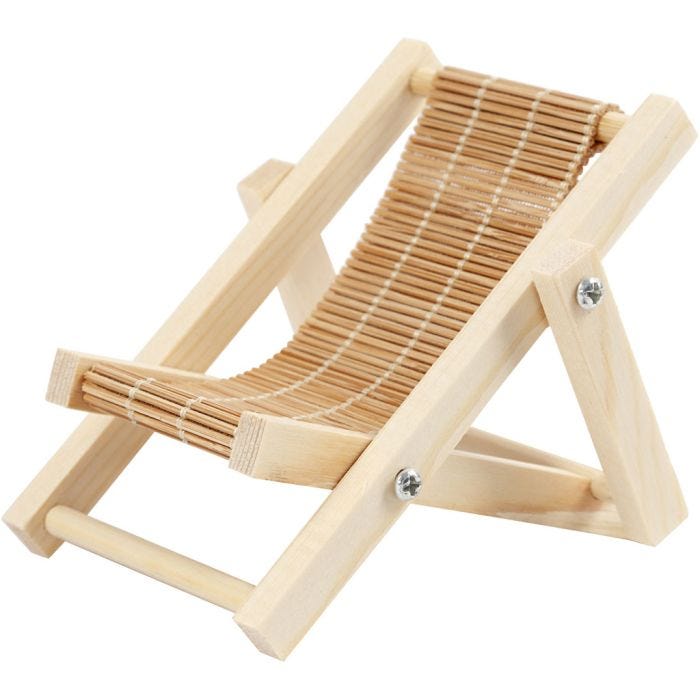 Sedia da spiaggia, 9,5 cm, 7,5 cm, 1 pz