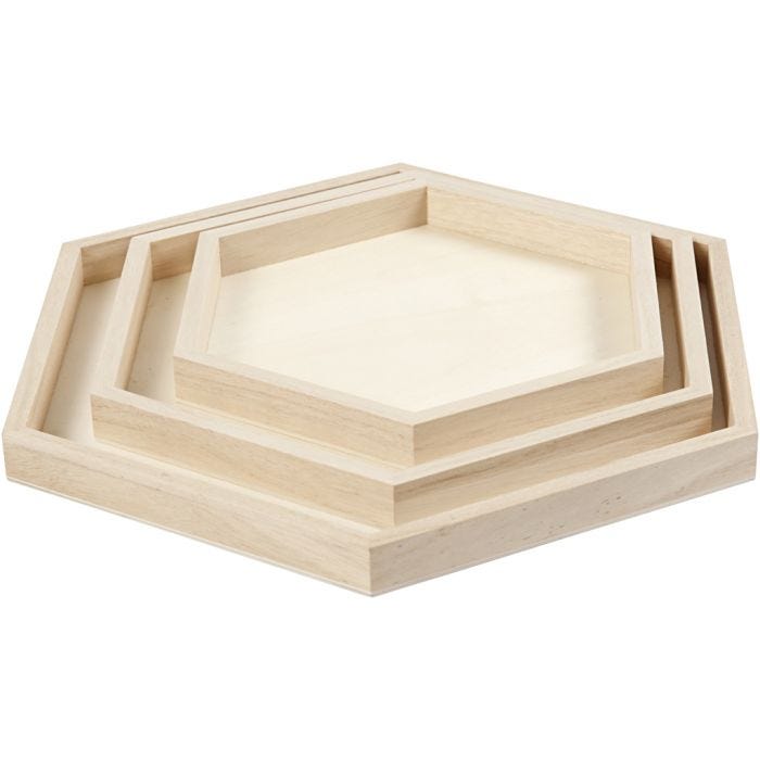 Vassoi, diam 21+26+31 cm, 3 pz/ 1 set