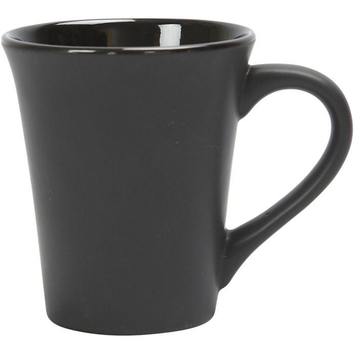 Tazza, 10 cm, 5,9-8,7 cm, nero, 1 pz