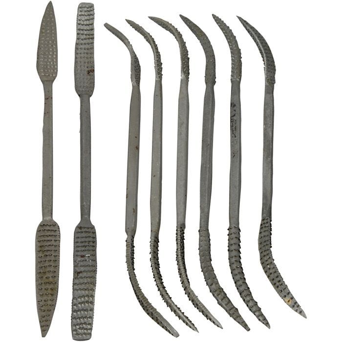 Set di raspe, 8 pz/ 1 conf.