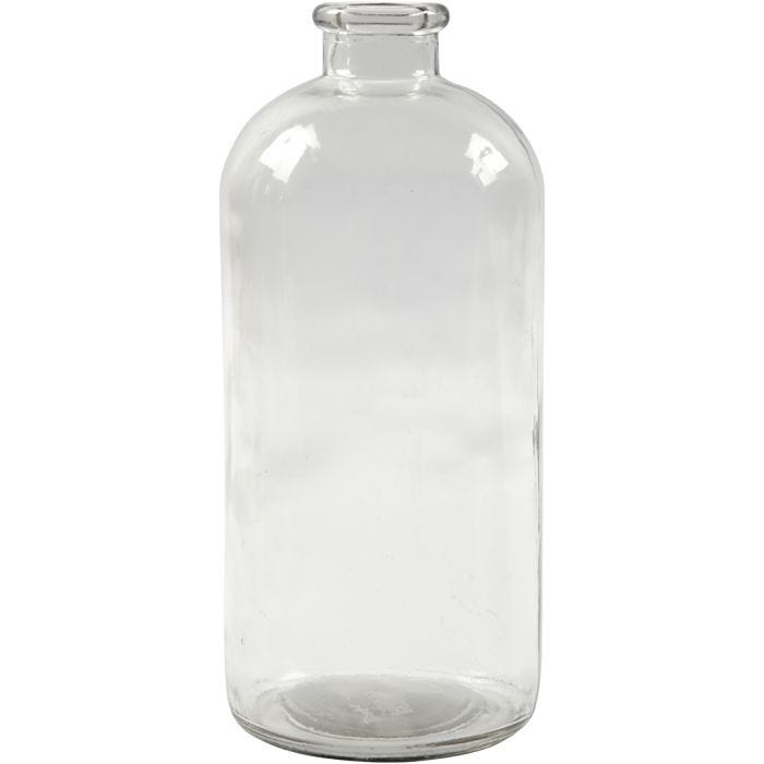 Bottiglietta da farmacia, H: 24,5 cm, diam 10,5 cm, misura buco 2,6 cm, 6 pz/ 1 conf.