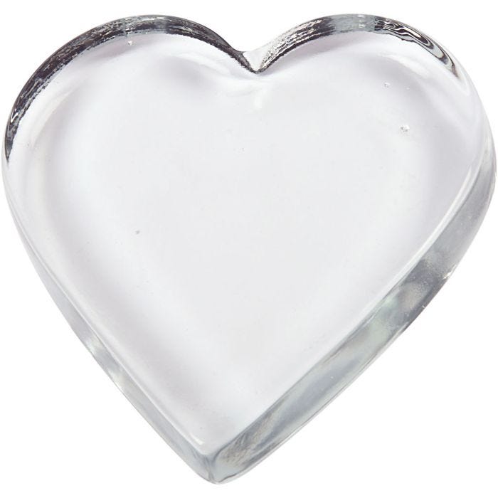 Cuore, 10x9 cm, 15 mm, 1 pz