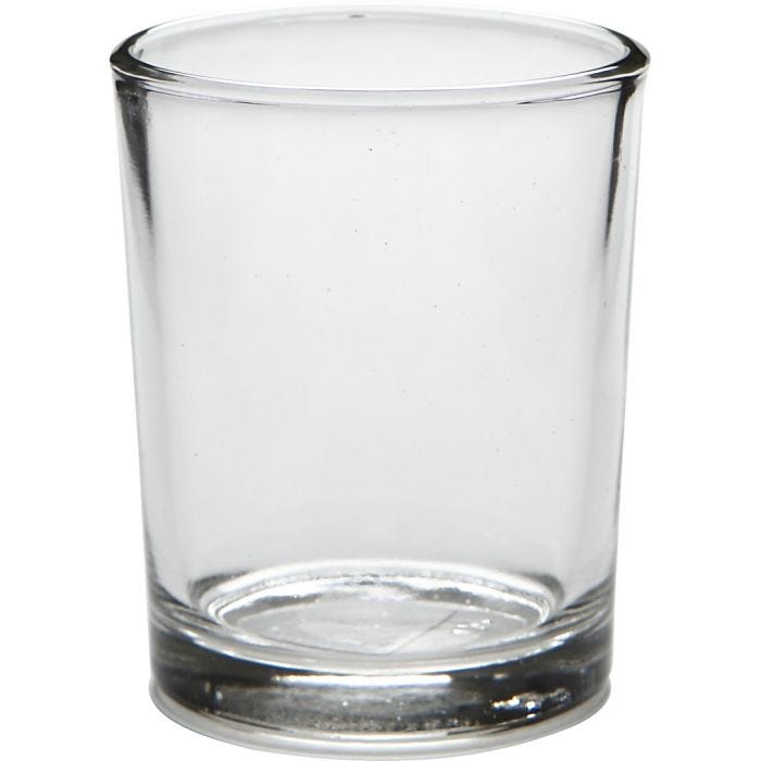 Tealight portalumino, H: 6,5 cm, diam 4,5-5,5 cm, 120 ml, 12 pz/ 1 conf.