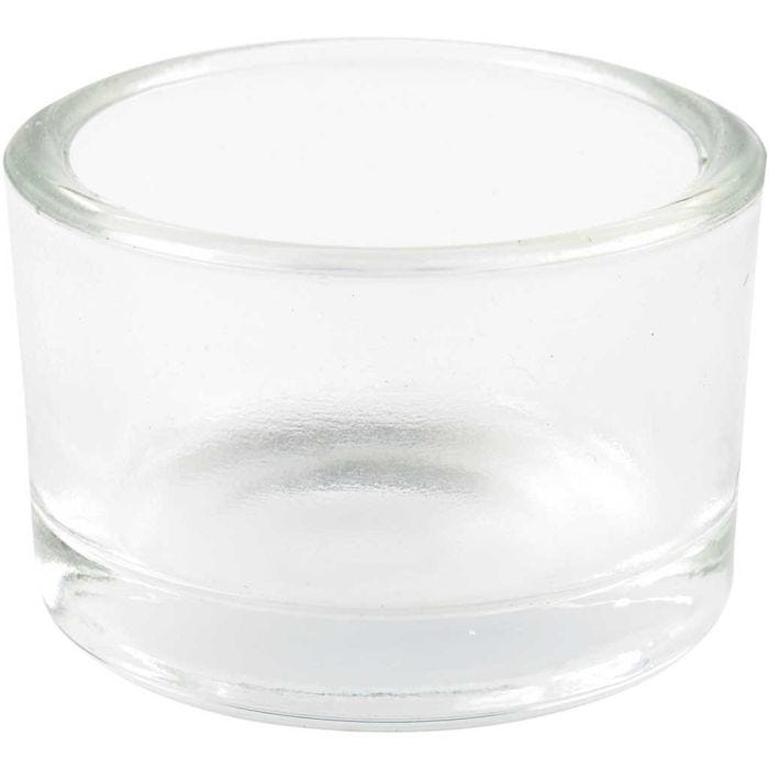Porta tea light, H: 3,2 cm, diam 5 cm, 48 pz/ 1 conf.