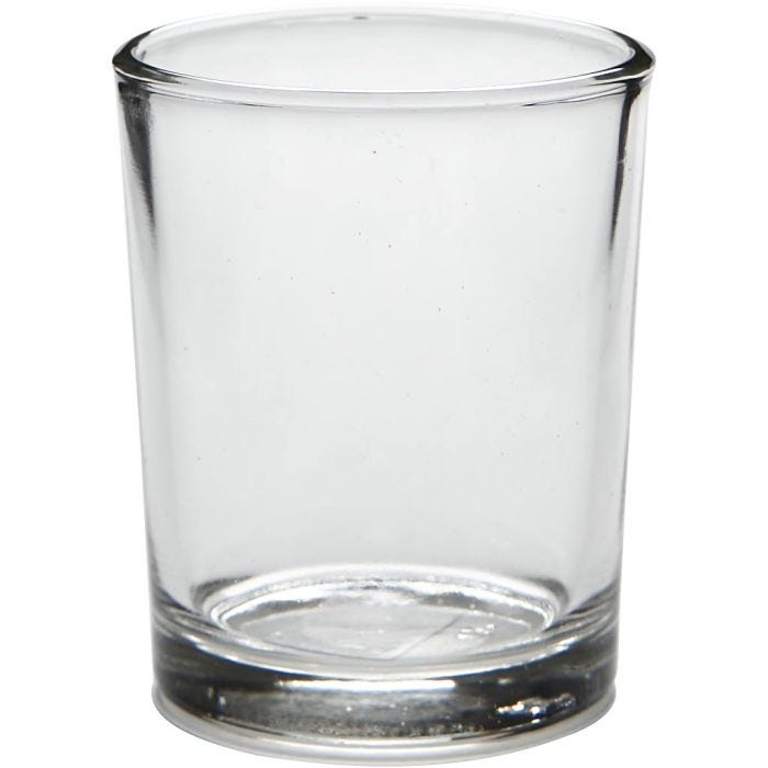 Tealight portalumino, H: 6,5 cm, diam 4,5 cm, 4 pz/ 1 conf.