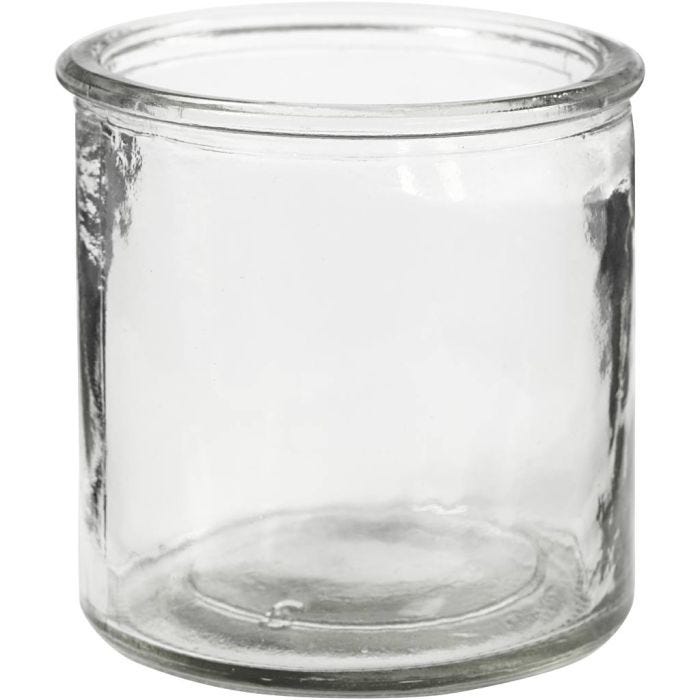 Tealight portacandela, H: 7,8 cm, diam 7,8 cm, 6 pz/ 1 conf.