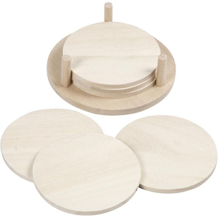 Fette, diam 9,5 cm, spess. 5 mm, 6 pz/ 1 conf.