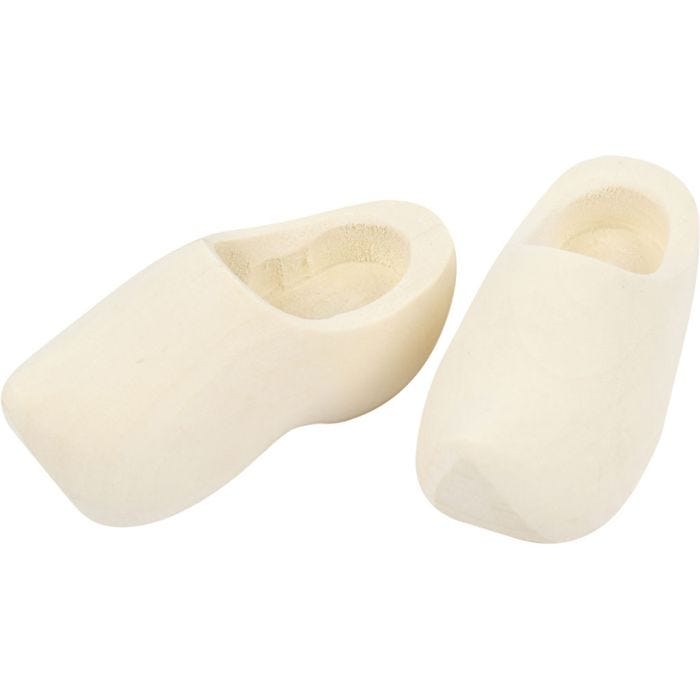 Zoccoli di legno olandesi, L: 70 mm, 1 paio
