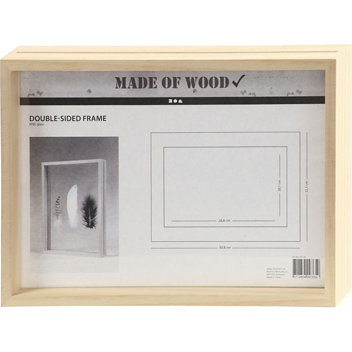 Cornice a doppio lato, 4,5 cm, 22,1x30,8 cm, 1 pz