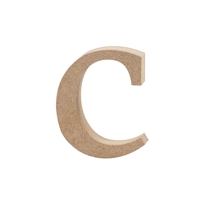Lettera, c, H: 8,4 cm, spess. 2 cm, 1 pz