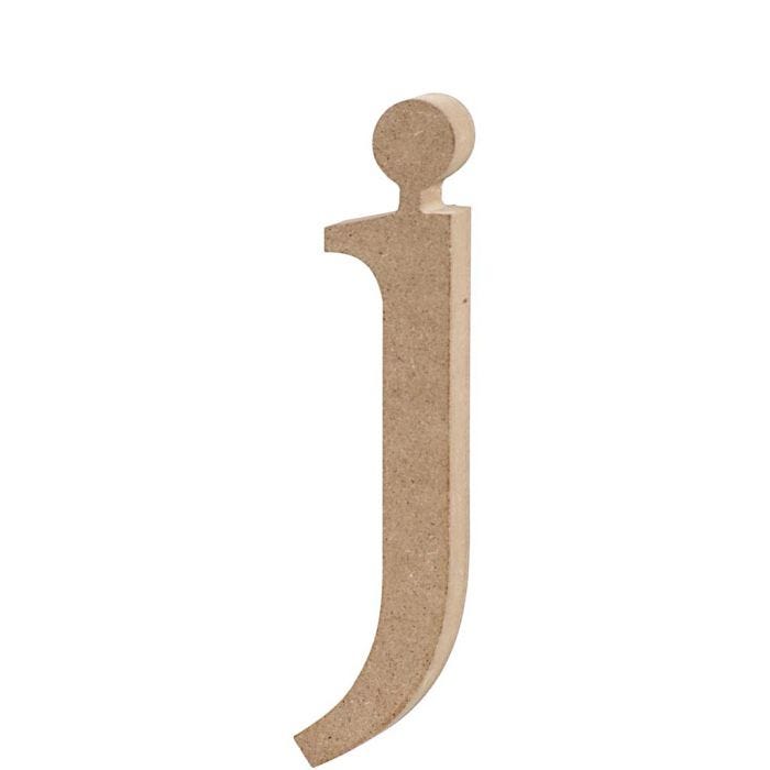 Lettera, j, 15,5 cm, 2 cm, 1 pz
