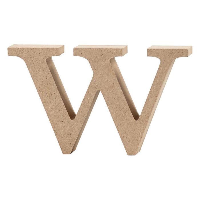 Lettera, w, 8 cm, 2 cm, 1 pz