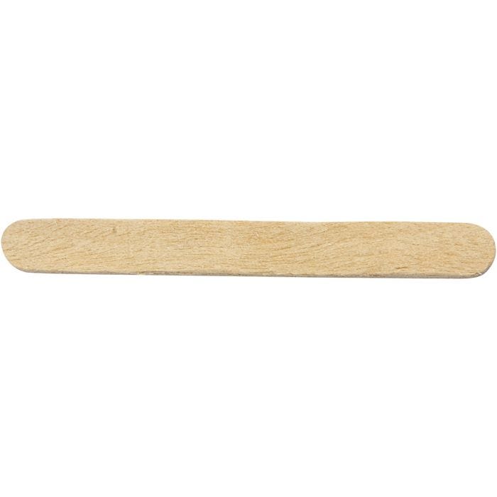 Bastoncini da ghiacciolo, L: 5,5 cm, L: 6 mm, natural, 50 pz/ 1 conf.