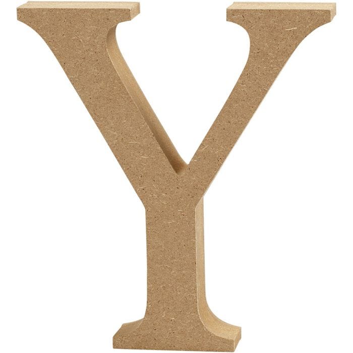 Lettera, Y, H: 13 cm, spess. 2 cm, 1 pz