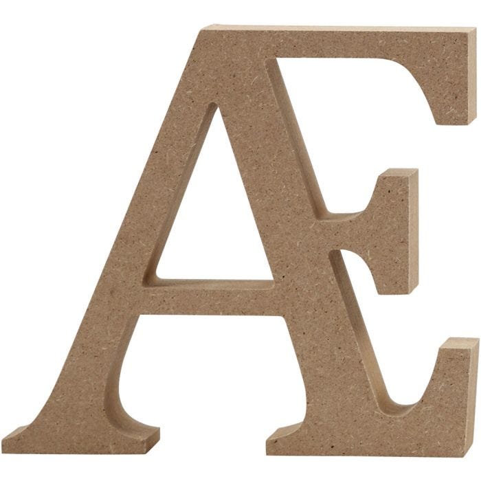 Lettera, Æ, 8 cm, 1,5 cm, 1 pz